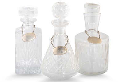 Lot 457 - TWO MODERN GALWAY CRYSTAL DECANTERS, and...