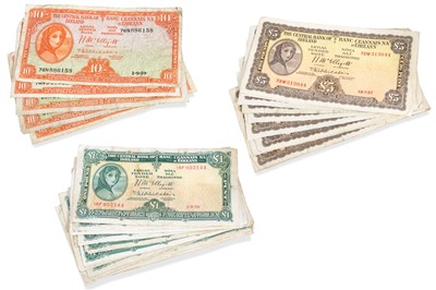 Lot 402 - FIFTH BATCH OF 32 LADY LAVERY IRISH BANKNOTES,...