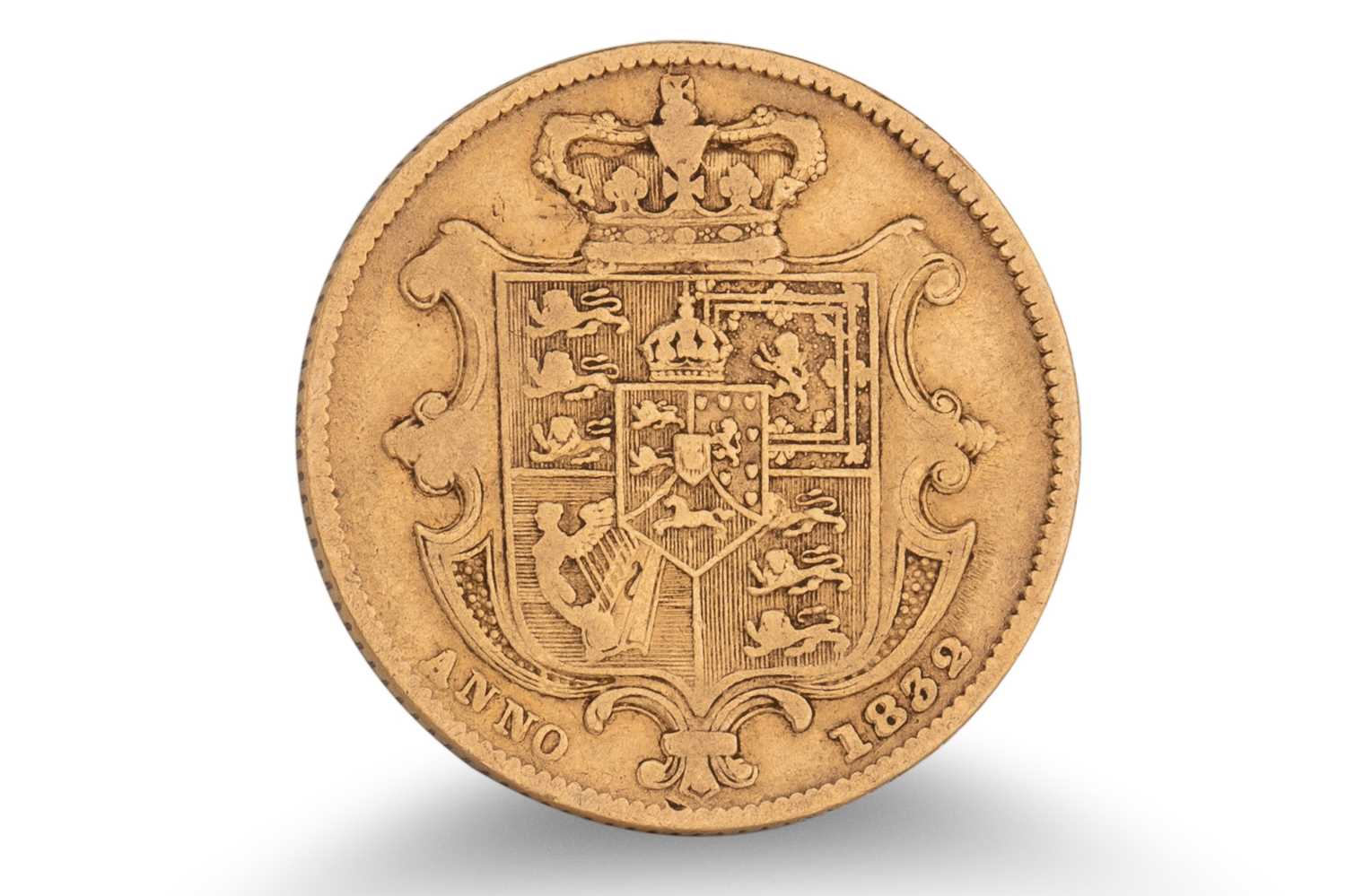 Lot 415 - A FULL GOLD SOVEREIGN 1832 ENGLISH COIN,...