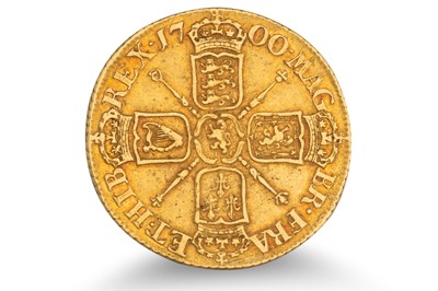 Lot 420 - A FULL GOLD GUINEA 1700 ENGLISH COIN, George...