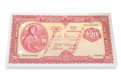 Lot 449 - A 1945-52 LADY LAVERY £20 SPECIMEN BANKNOTE,...