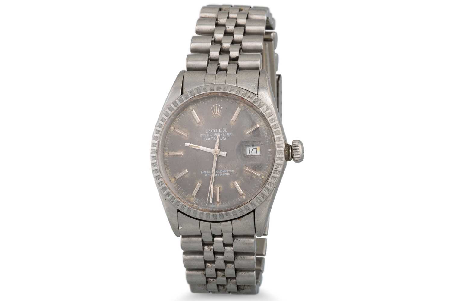 Lot 317 - A GENT'S ROLEX OYSTER PERPETUAL DATE JUST...