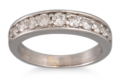 Lot 121 - A  DIAMOND HALF ETERNITY RING, mounted in 14ct...