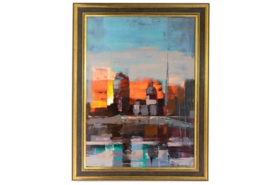 Lot 420 - TOM BYRNE (Irish Contemporary), Abstract view...