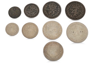 Lot 361 - 2 X  4 COIN MAUNDY SETS; 1891 Victroria UNC...