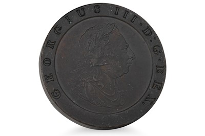 Lot 364 - A 1797 CARTWHEEL ENGLISH 2 PENNY COIN IN GOOD...
