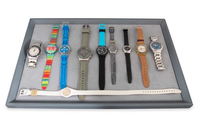 Lot 140 - AN INTERESTING COLLECTION OF SWATCH...