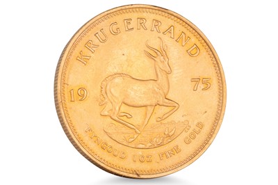 Lot 367 - A 1975 SOUTH AFRICAN KRUGERRAND GOLD COIN,...