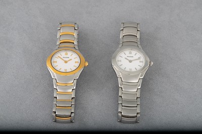 Lot 156 - TWO LADY'S PULSAR STAINLESS STEEL WRISTWATCHES