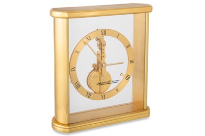 Lot 410 - A MODERN JAEGER-LE COULTRE TABLE MANTEL CLOCK,...