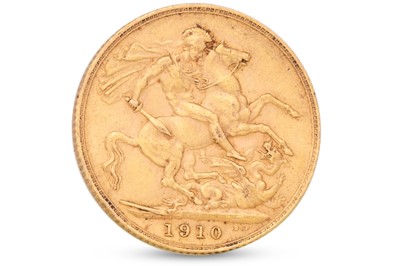 Lot 350 - A GEORGE V FULL SOVEREIGN, English gold coin,...