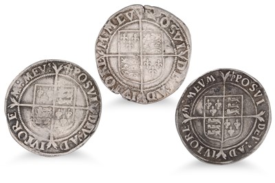 Lot 364 - 1558 - 1603  3 X ELIZABETH I  SHILLINGS...