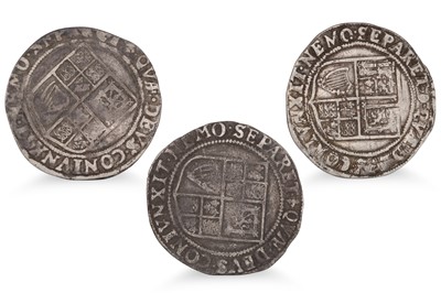 Lot 366 - 1603 - 1625  3 X JAMES I  SHILLINGS ENGLISH...