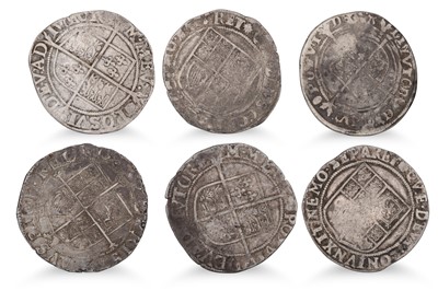 Lot 367 - 1547 - 1649  6 X ASSORTED SHILLINGS;  EVI, EI,...