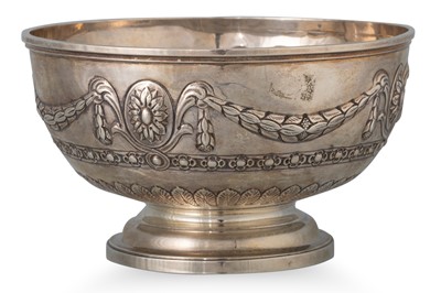 Lot 419 - A WILLIAM IV IRISH SILVER BOWL, in the Adams...