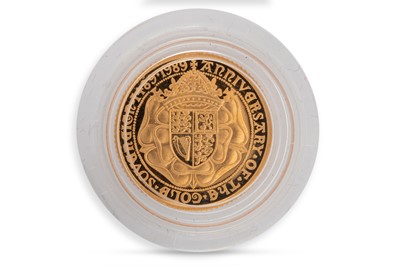 Lot 355 - A 1989 PROOF HALF GOLD SOVEREIGN ENGLISH COIN,...