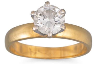 Lot 159 - A DIAMOND SOLITAIRE RING, the brilliant cut...