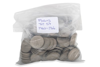 Lot 302 - THREE BAGS OF IRISH COINS; pre-1968 pennies...