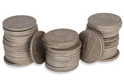 Lot 302 - THREE BAGS OF IRISH COINS; pre-1968 pennies...