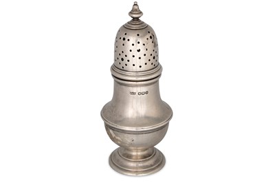 Lot 420 - A SILVER SUGAR SHAKER  by Mappin & Webb Ltd.,...