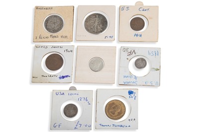 Lot 312 - COLLECTION OF 19th CENTURY AMERICAN COINS,...