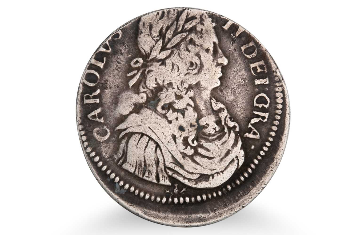 Lot 344 - A 1669 CHARLES II SILVER 6d ENGLISH COIN GF...