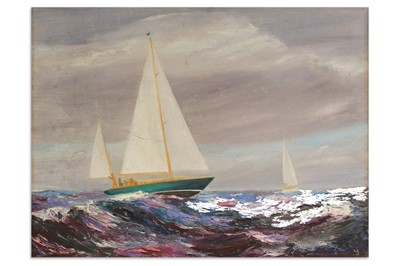 Lot 481 - GEORGE MCCONKEY (20th Century) Sailing on...