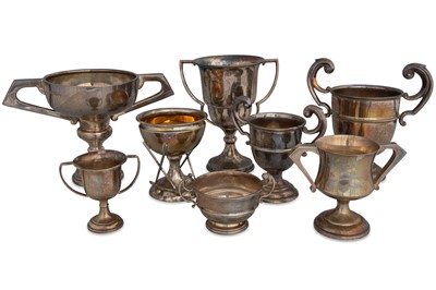 Lot 410 - A COLLECTION OF EIGHTH STERLING SILVER TROPHY...