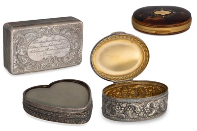 Lot 270 - A COLLECTION OF ANTIQUE CONTINENTAL SILVER...