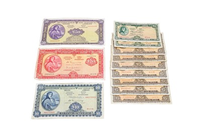 Lot 511 - A COLLECTION OF 12 LADY LAVERY IRISH BANKNOTES...