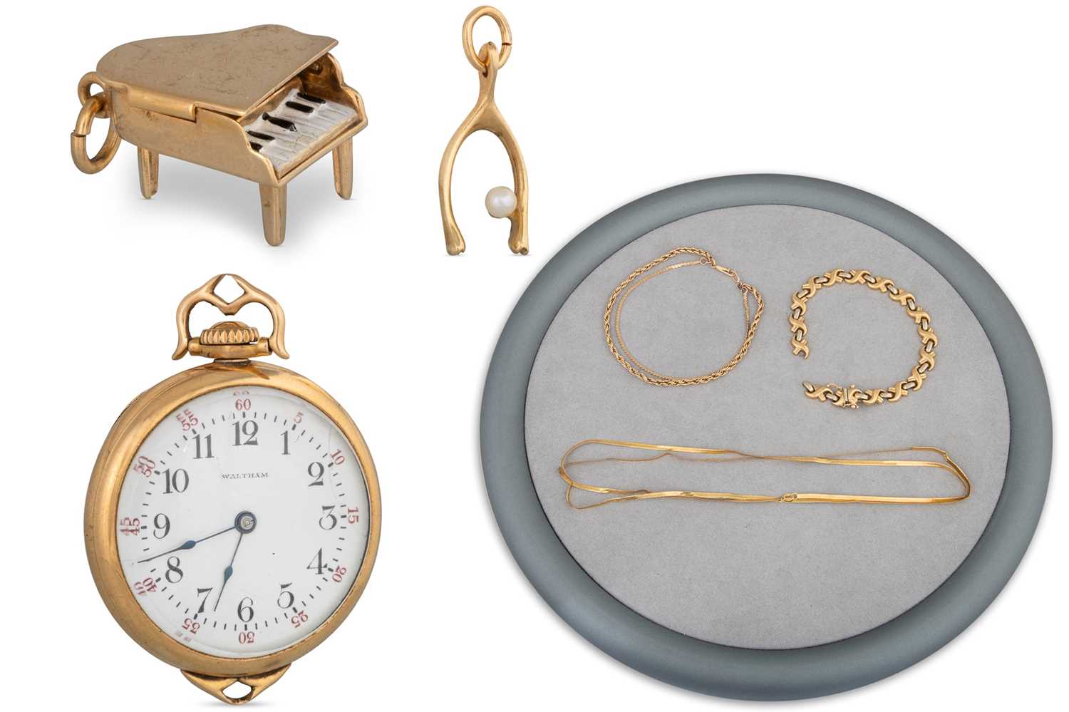 Lot 45 - A LARGE QUANTITY OF YELLOW METAL, 14ct gold...