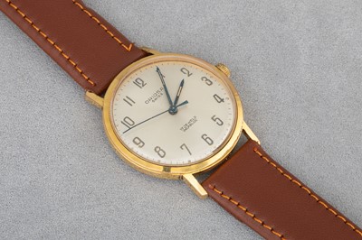 Lot 192 - A GENT'S VINTAGE 'ORIOSA' WRISTWATCH, silvered...