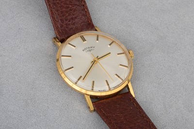 Lot 197 - A GENT'S VINTAGE ROTARY WRISTWATCH,...