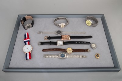 Lot 225 - A COLLECTION OF ELEVEN LADY'S WATCHES, various...