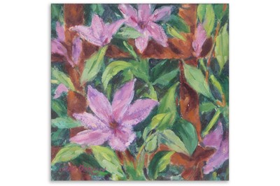 Lot 248 - JIM DOOLAN (IRISH CONTEMPORARY), lilies in a...