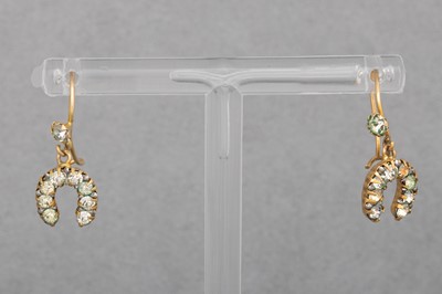 Lot 148 - A PAIR OF EARLY 20TH CENTURY 9CT GOLD...