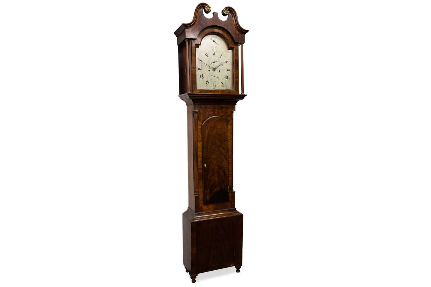 Lot 523 - A GRANDFATHER CLOCK, approx 6.5 foot tall