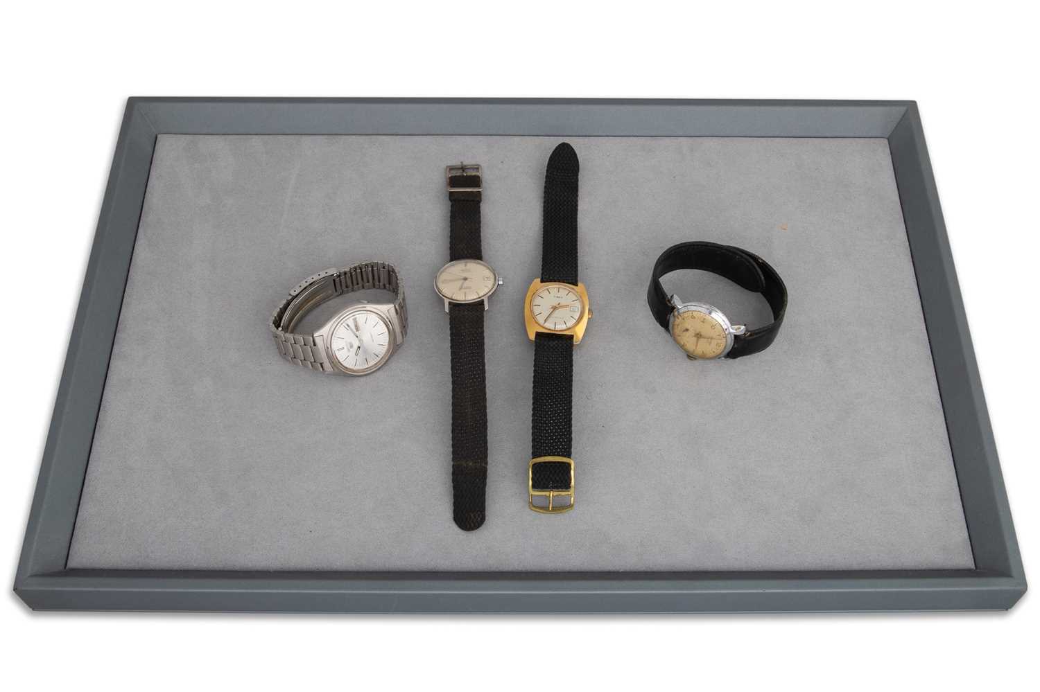 Lot 400 - A COLLECTION OF FOUR WATCHES, comprising three...