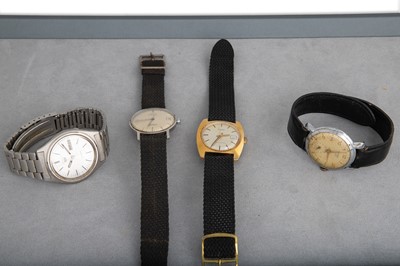 Lot 400 - A COLLECTION OF FOUR WATCHES, comprising three...