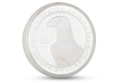 Lot 50 - SIX ASSORTED SILVER CROWNS, sized US & UK...