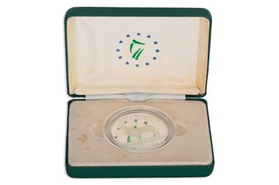 Lot 50 - SIX ASSORTED SILVER CROWNS, sized US & UK...