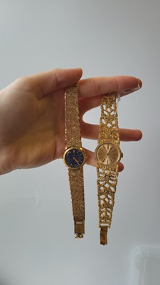 Lot 11 - TWO GOLD PLATED WRIST WATCHES