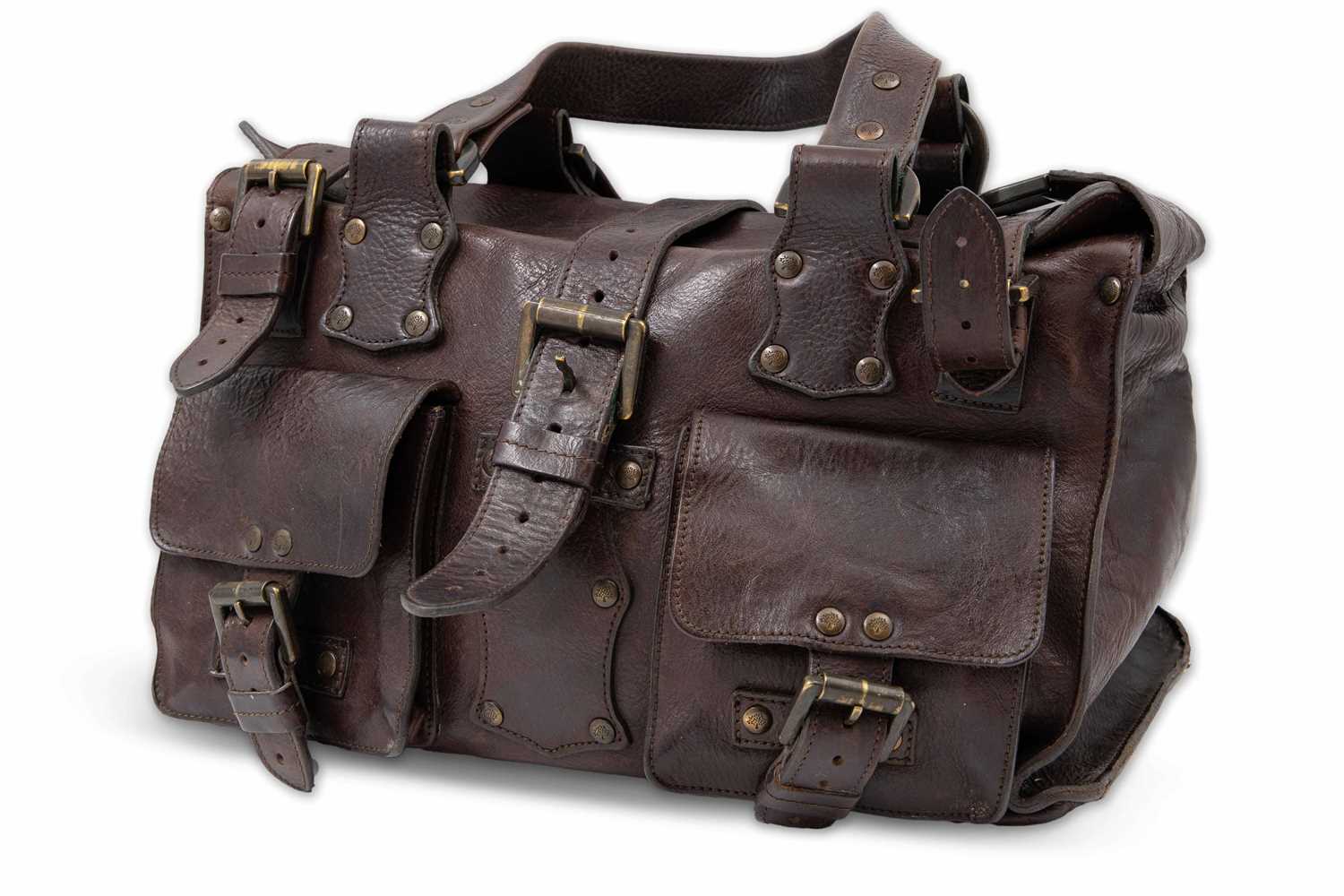 Lot 248 - A MULBERRY 'ROXANNE' BROWN LEATHER HANDBAG,...