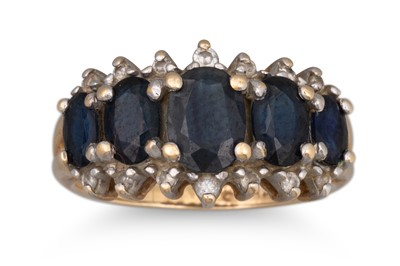 Lot 113 - THREE 14CT GOLD STONE SET RINGS, 15.2 g., size...