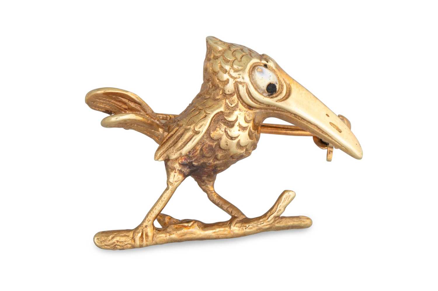 Lot 59 - A VINTAGE NOVELTY BROOCH, in the form of a...