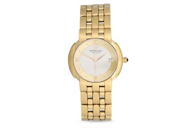 Lot 393 - A RAYMOND WEIL GENEVE WRISTWATCH, date and dot...