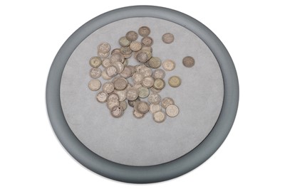 Lot 431 - A COLLECTION OF 68 SILVER ENGLISH COINS, from...
