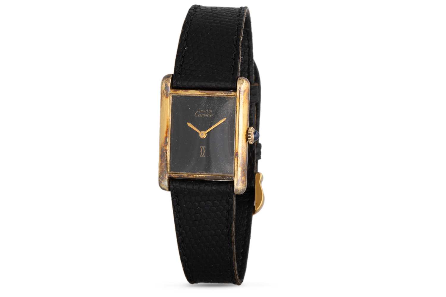 Lot 234 - A LADY'S 'MUST DE CARTIER' WRISTWATCH,...