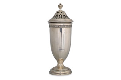 Lot 479 - A GEORGE V SILVER SUGAR SIFTER, by Henry...