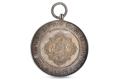 Lot 487 - A HALLMARKED SILVER MEDAL, London Baking Trade...